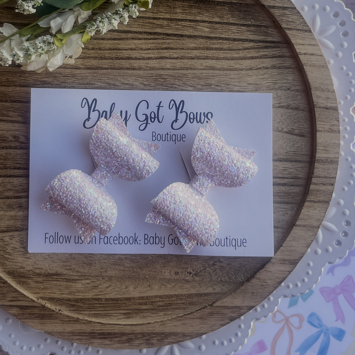 Piggies—Ballerina pink glitter