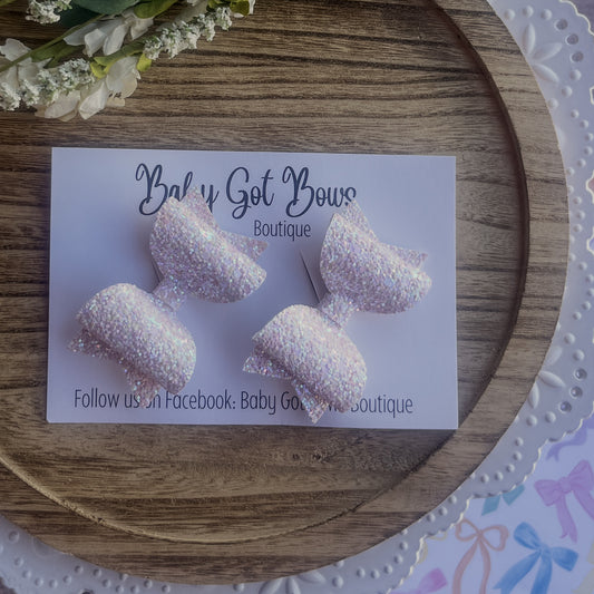 Piggies—Ballerina pink glitter