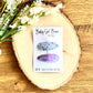Snap Clip Set—Blue/lavender Sequin glitter