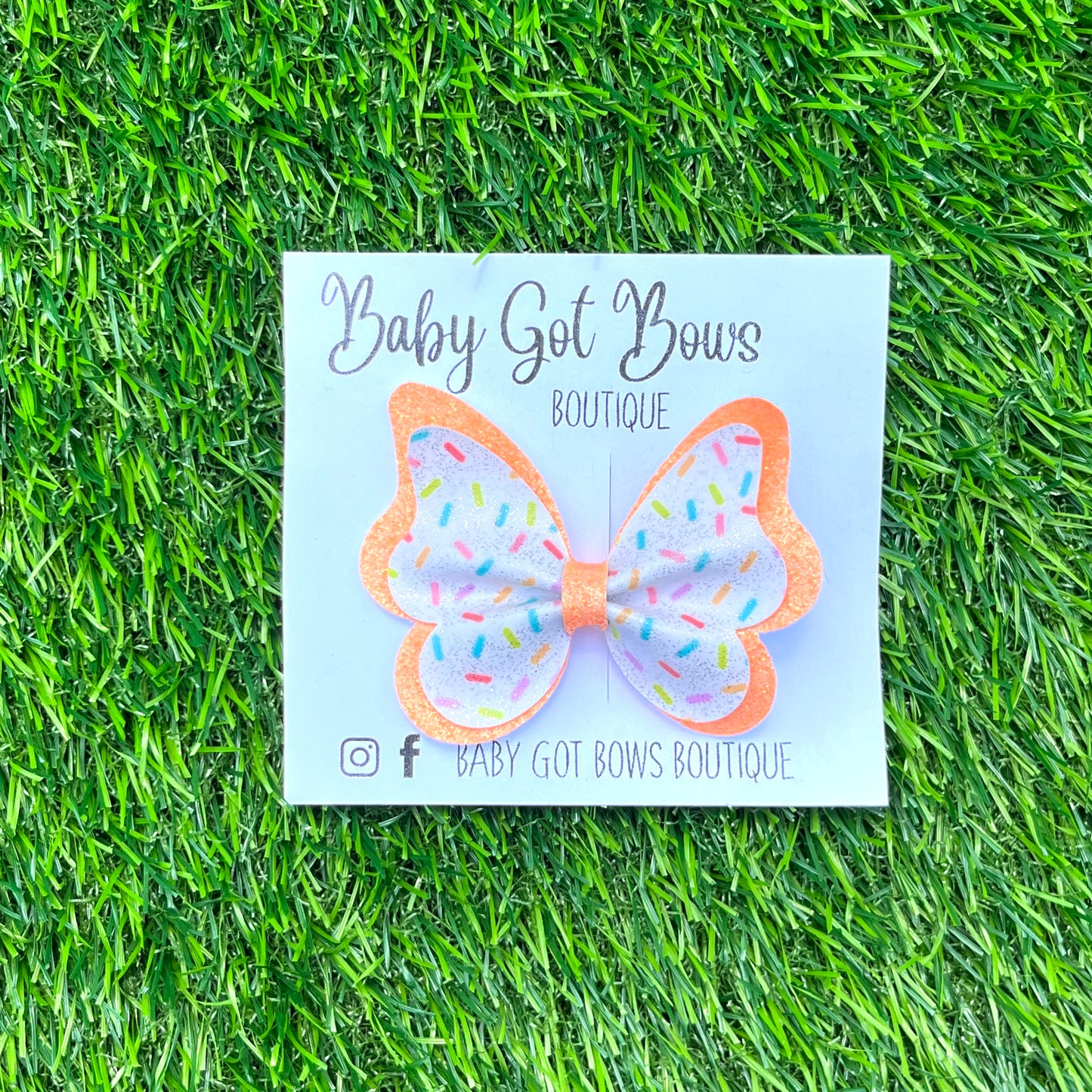 Butterfly Bow—Sprinkles