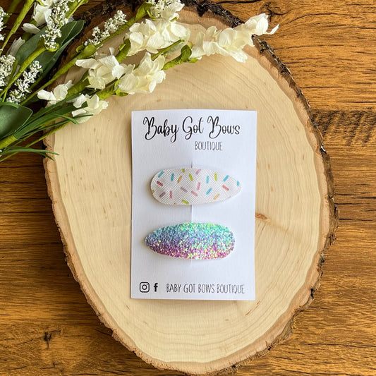 Snap Clip Set—Sprinkles
