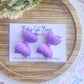Piggies—Lavender glitter
