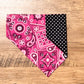 Bandana—Hot Pink Paisley