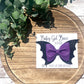 Bat Bow—Purple