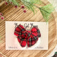 Pinwheel Bow—Tartan Plaid