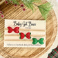 Mini Bow Headband Trio—Christmas